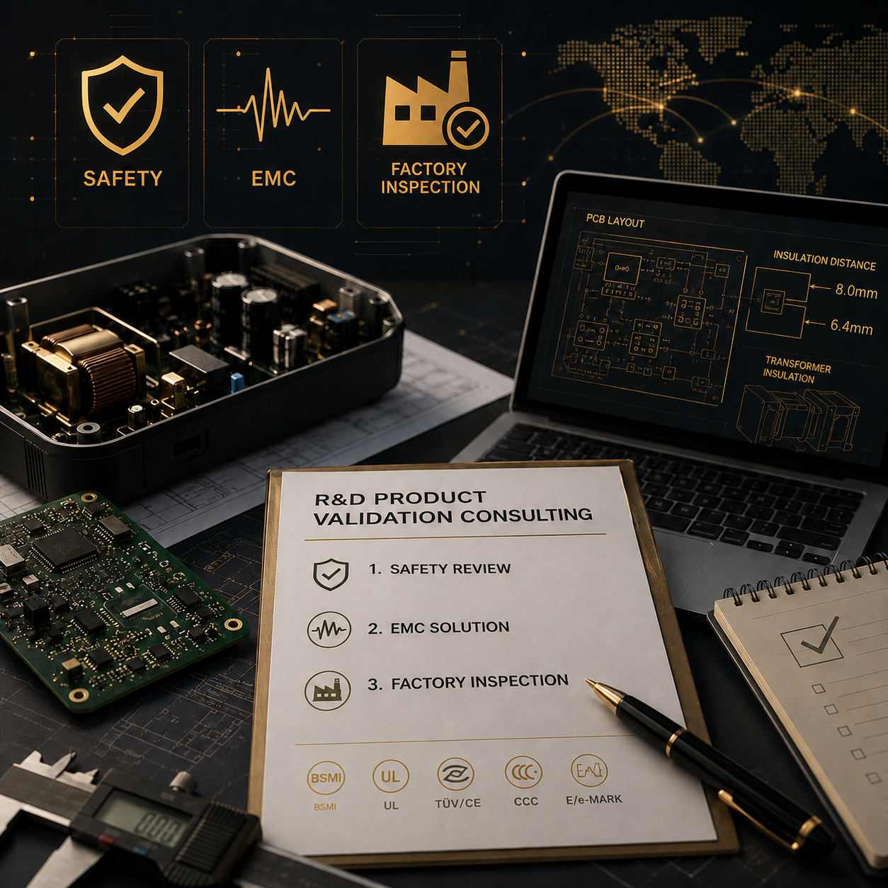 Design-stage product compliance support
